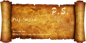 Puj Sejla névjegykártya